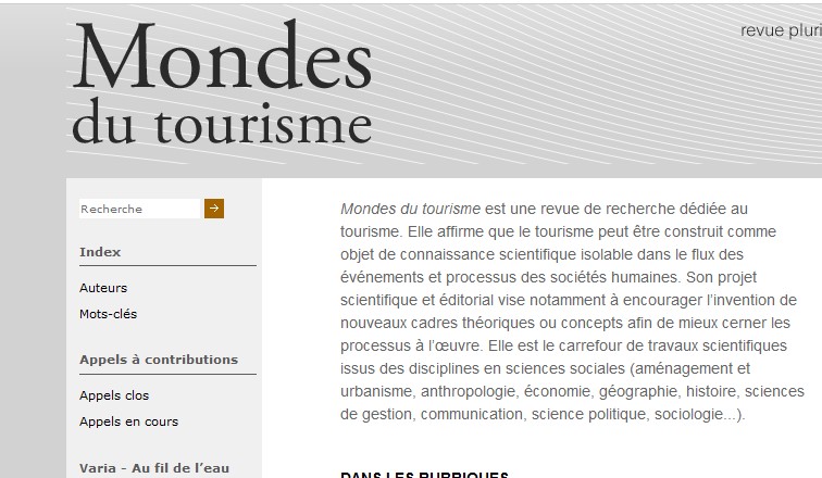 Innovations événementielles et structuration des destinations touristiques. Pour une hybridation des approches : l’exemple de l’Ultra-Trail du Mont-Blanc,&nbsp;article